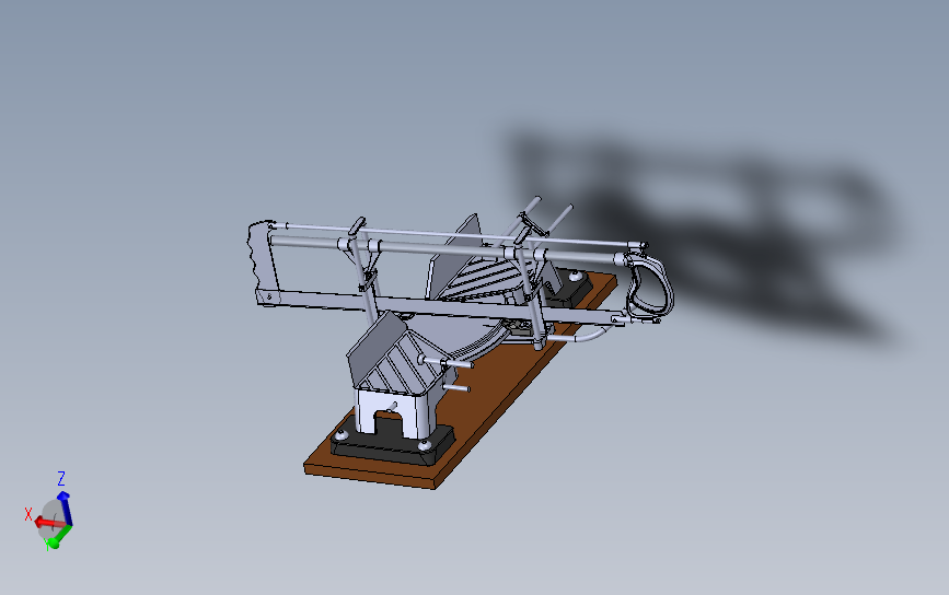 手工木工切割机3D数模图纸 Solidworks设计