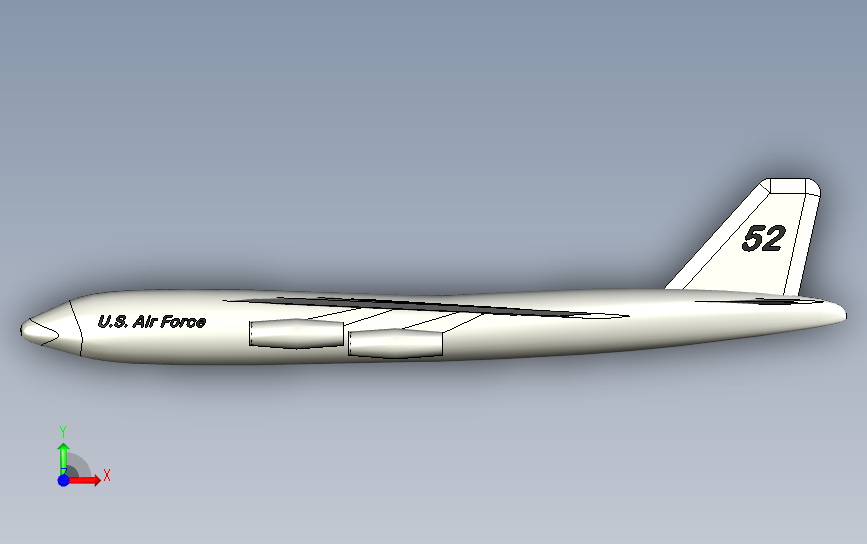 Boeing-b-52-stratofortress_STEP _模型图纸下载 – 懒石网