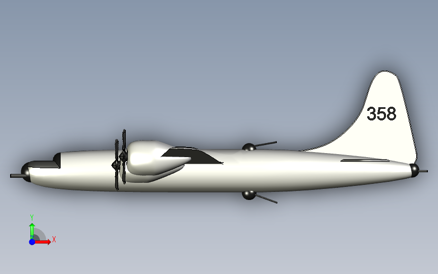 Consolidated-b-32-dominator_STEP _模型图纸下载 – 懒石网