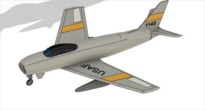 F-86战斗机 sabre 佩刀