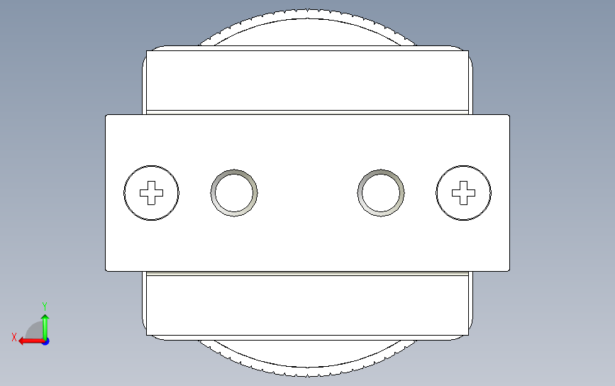 机械阀3D-MV-15-B-09系列 背面视图