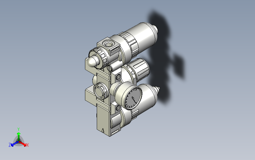 气源处理元件三点式组合3D-AC-150-A系列