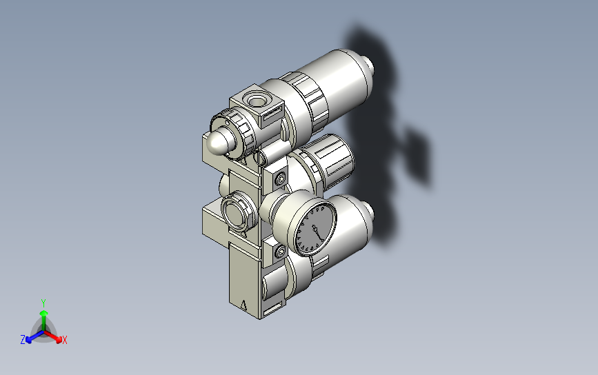 气源处理元件三点式组合3D-AC-150-H系列