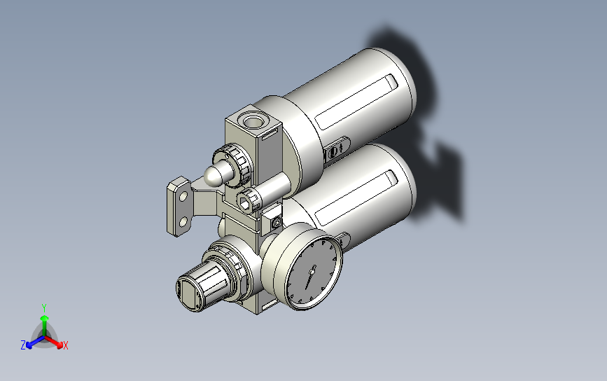 气源处理元件三点式组合3D-BFC-200-A系列
