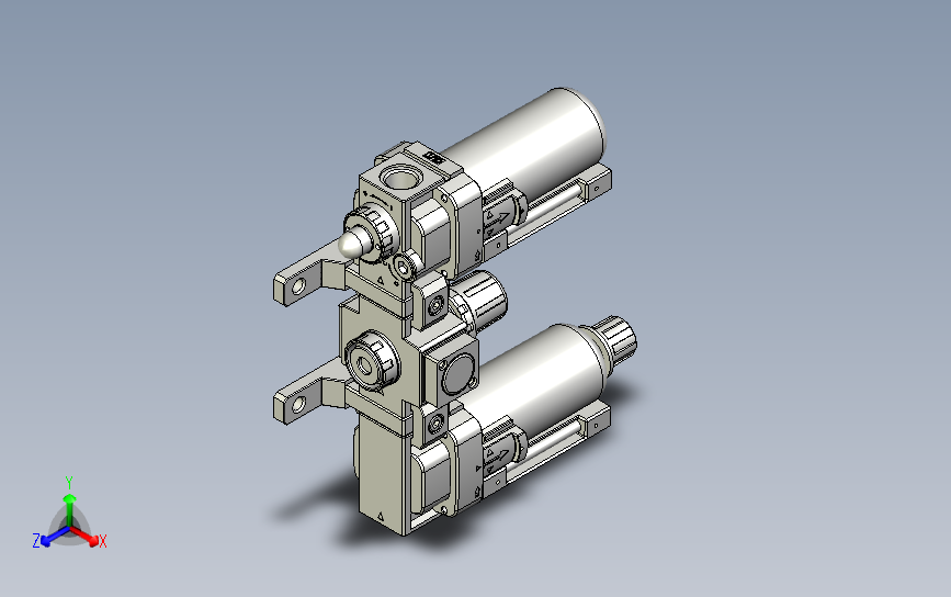 气源处理元件三点式组合3D-NC-300-02-MG系列