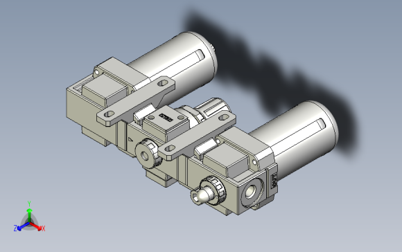 气源处理元件三点式组合3D-NC-400-03系列