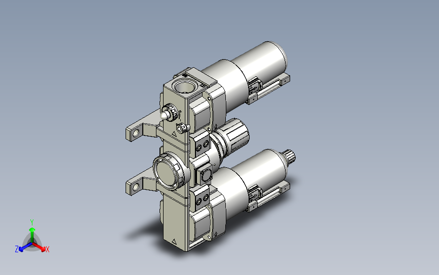 气源处理元件三点式组合3D-NC-500-06-MG系列