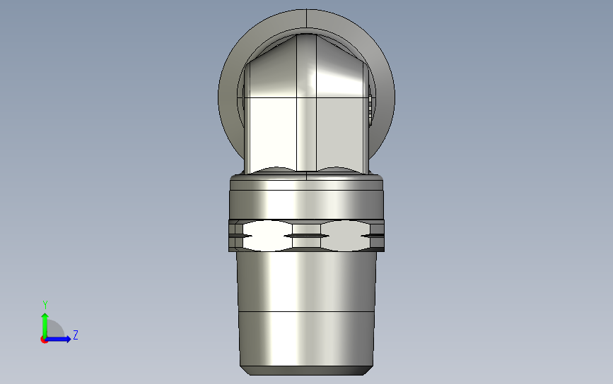 管接头螺纹169PLM-10M-4R系列 左侧视图