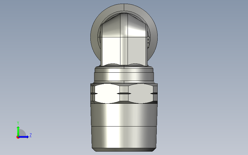管接头螺纹169PLM-10M-6R系列 左侧视图