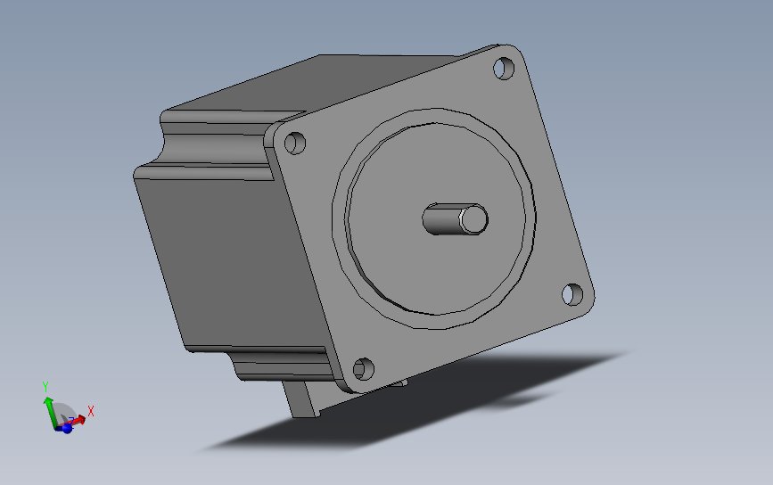 两相57mm马达_SOLIDWORKS 2013_模型图纸下载 – 懒石网