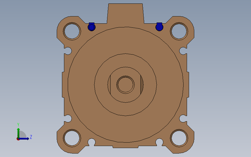 CQ2 气缸_SOLIDWORKS 2015_模型图纸下载 – 懒石网