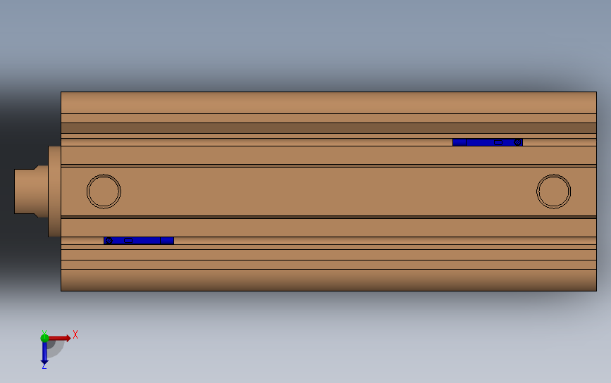 CQ2 气缸_SOLIDWORKS 2015_模型图纸下载 – 懒石网