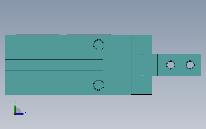 MHZ平行开闭型气爪_SOLIDWORKS 2015_模型图纸下载 – 懒石网