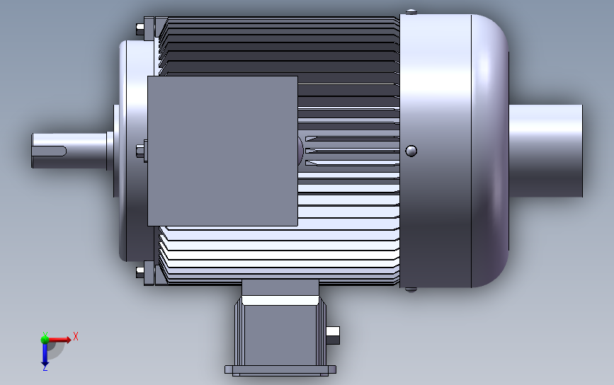 YE2-100L-B3(2.2KW) 俯视图