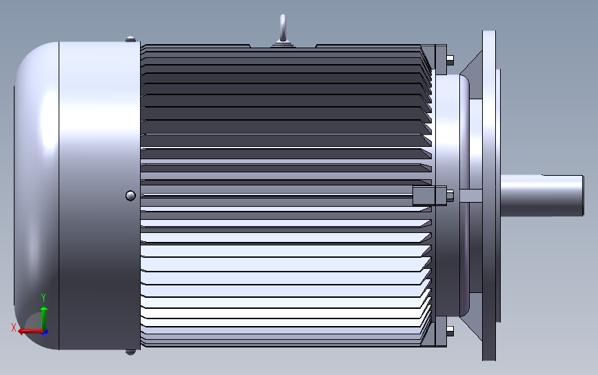 YE2-132M-B5_SOLIDWORKS 2020_模型图纸下载 – 懒石网