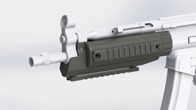 MP5 扶手模型