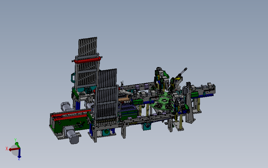 12pin的USB组装生产线设备3D模型 Solidworks设计 附IGS