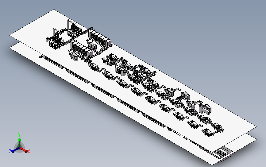 茶叶自动化生产线3D模型图纸 Solidworks设计