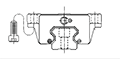 上银直线导轨HG系列 仰视图