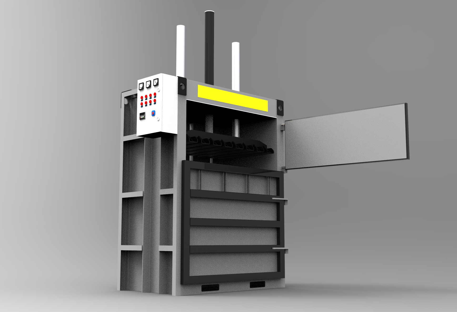 用于PET回收线的60T液压打包机