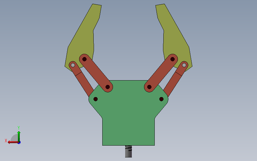 机器人夹持器 Solidworks 2018 模型图纸下载 懒石网