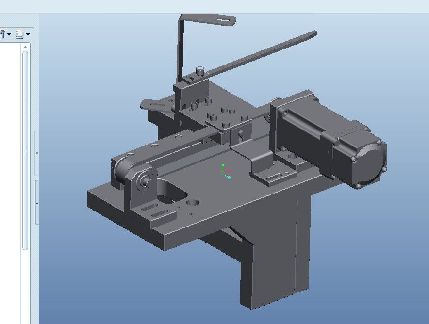 伺服送料机构 Solidworks 2020 模型图纸下载 懒石网