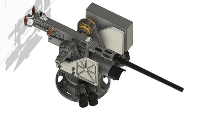 远程控制武器模型