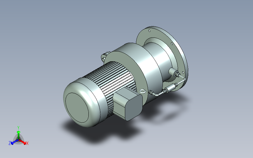 摆线针轮减速器JSJ_XLD-B_4_8165系列_Parasolid_模型图纸下载 – 懒石网