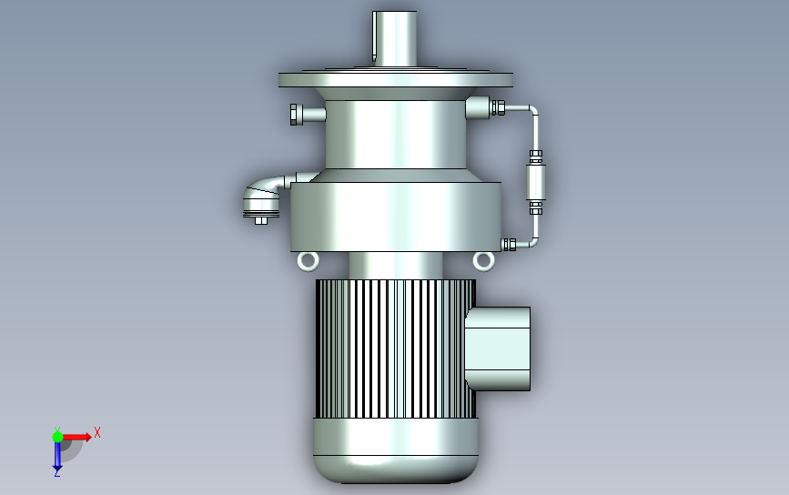 摆线针轮减速器JSJ_XLD-B_4_8165系列_Parasolid_模型图纸下载 – 懒石网