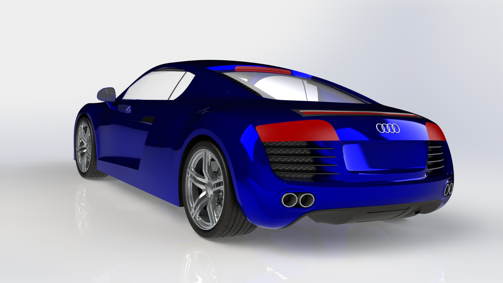 奥迪R8汽车_SOLIDWORKS 2014_模型图纸下载 – 懒石网