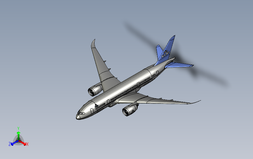 波音787飞机模型