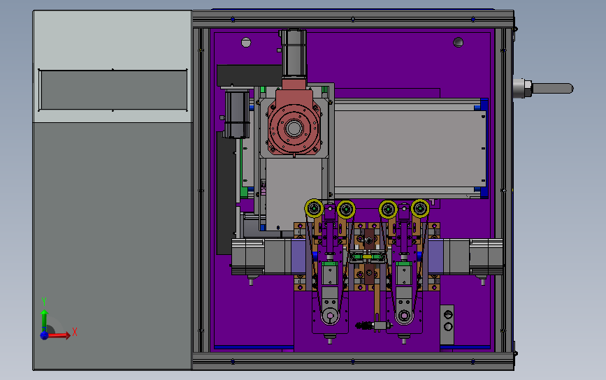 抛光专机装配图