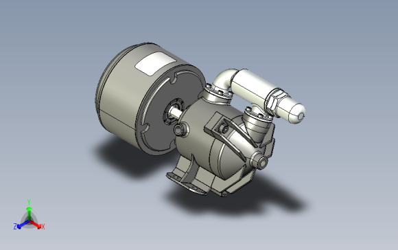 Jet Pump喷射泵3D模型图纸 Stp igs格式