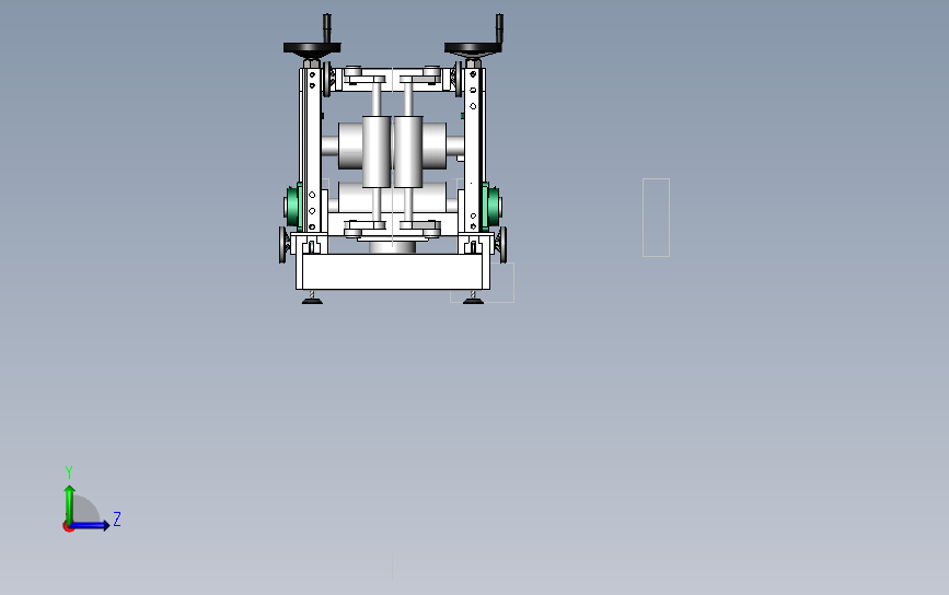 型钢校正机_SOLIDWORKS 2012_模型图纸下载 – 懒石网