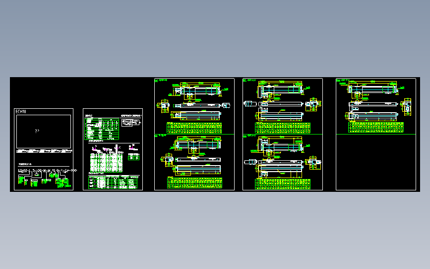 滑台目錄-ECH10图纸