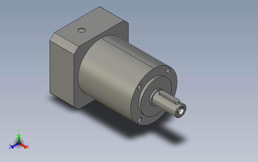 间隙减速器gearbox_gbx060003k_gbk_060_070_3_f