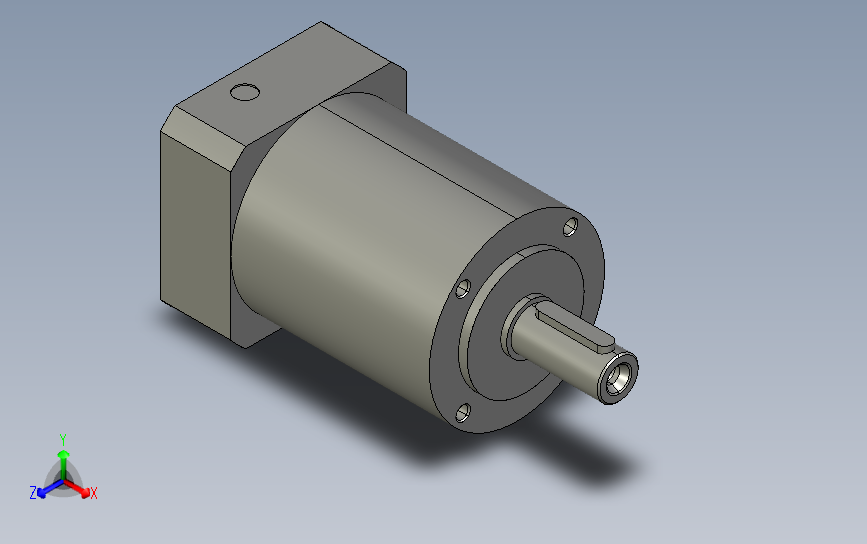 间隙减速器gearbox_gbx060004k_gbk_060_055_0_f