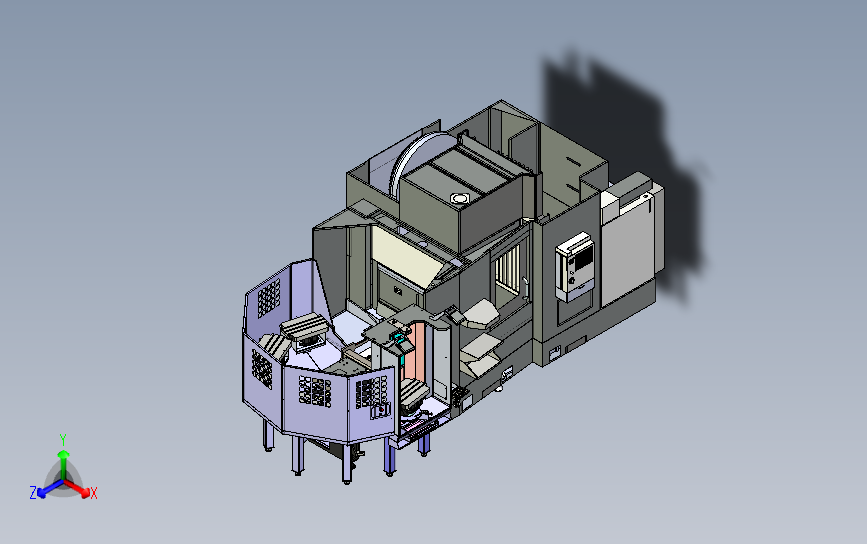 4轴数控机床vc400