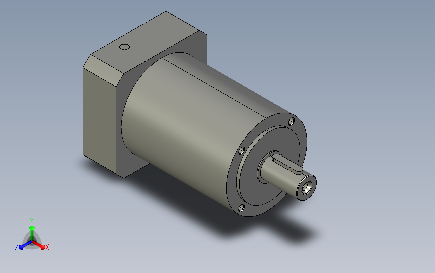 间隙减速器gearbox_gbx080012k_gbk_080_070_2_f