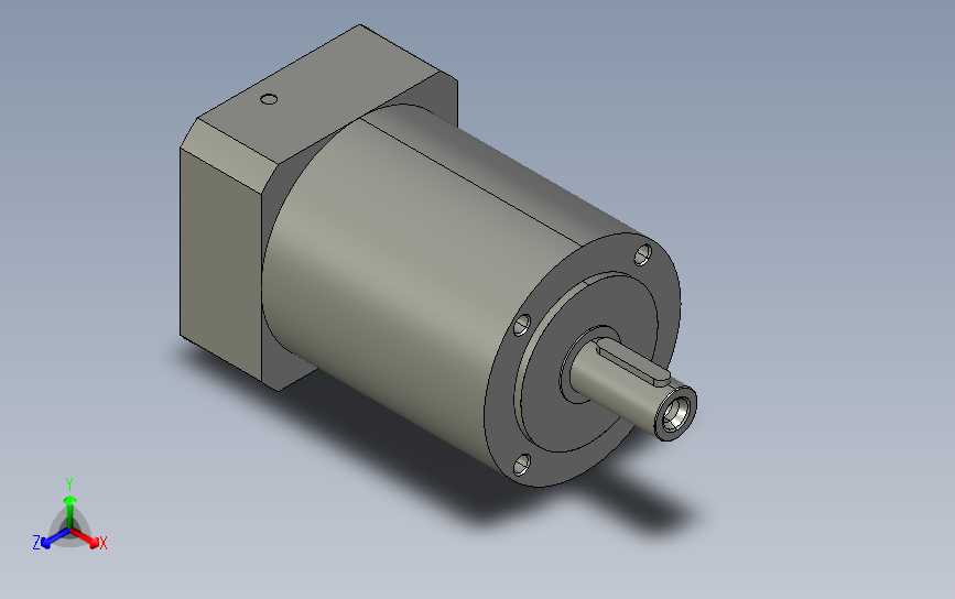 间隙减速器gearbox_gbx120005k_gbk_120_100_4_f