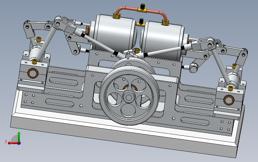 发动机Monitor Steam Engine 背面视图
