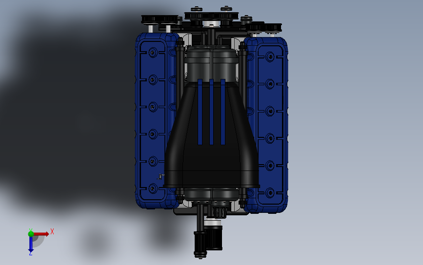 发动机V12 ENGINE 俯视图