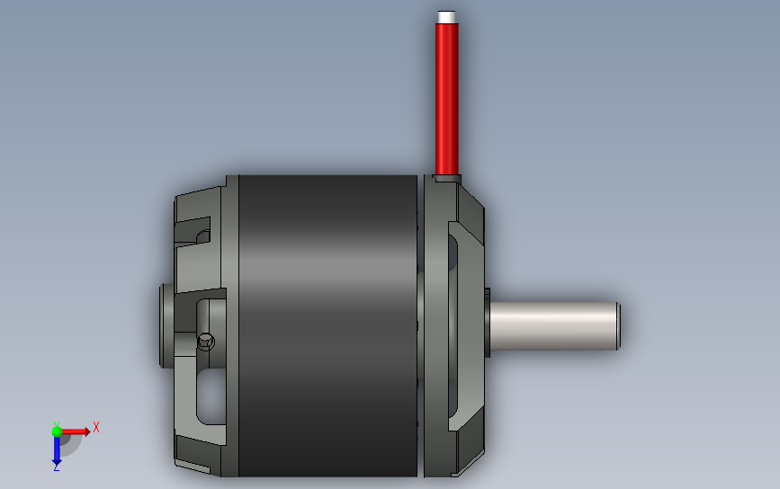 小型智能扫地机器人机构3D图纸 SOLIDWORKS设计 附x_t格式 俯视图