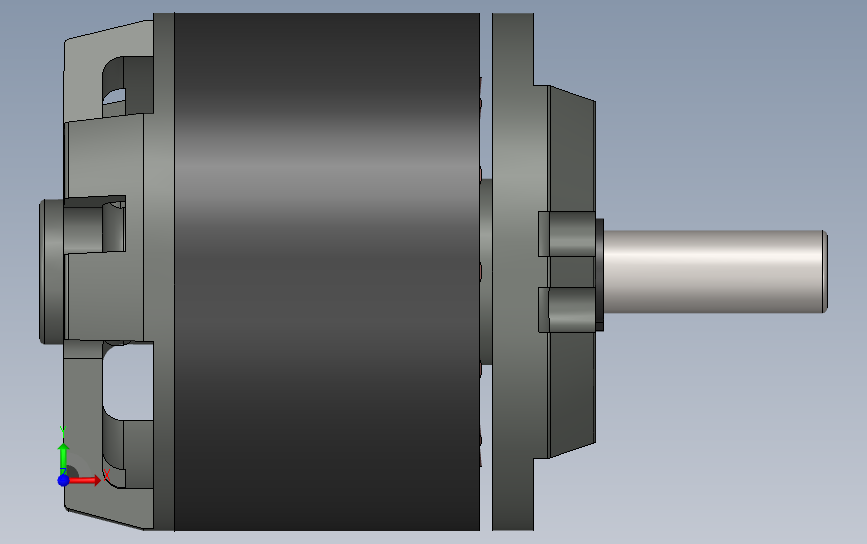 小型智能扫地机器人机构3D图纸 SOLIDWORKS设计 附x_t格式 正面视图
