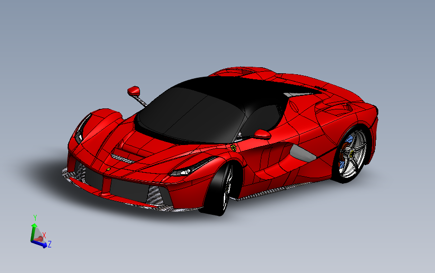 法拉利LaFerrari 主视图