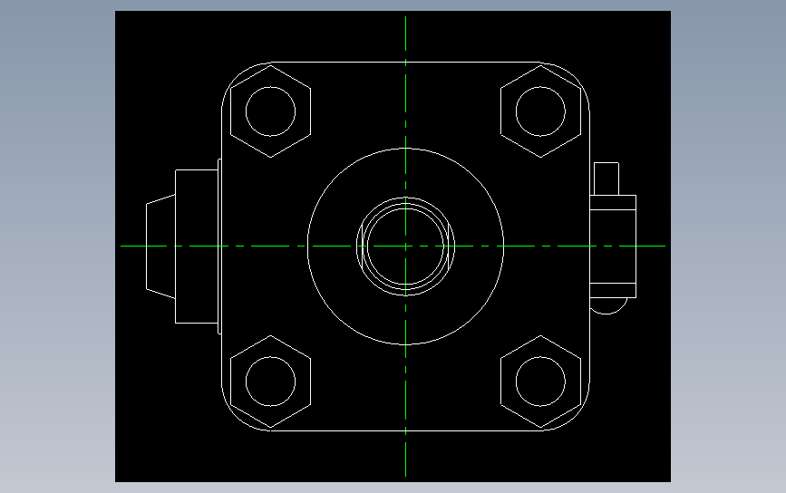 SMC气缸CDBA2C40_C图纸