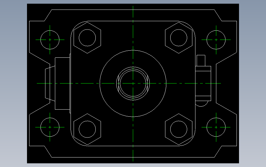 SMC气缸CDBA2G40_C图纸