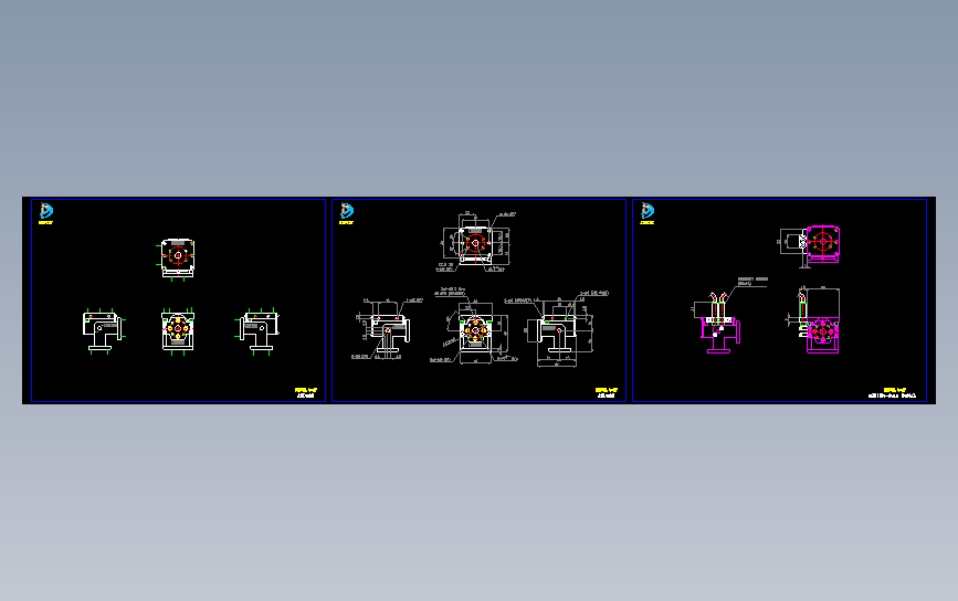 旋转装置ASU18N图纸