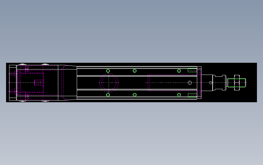 THK电动引动器EC3直接安装图纸