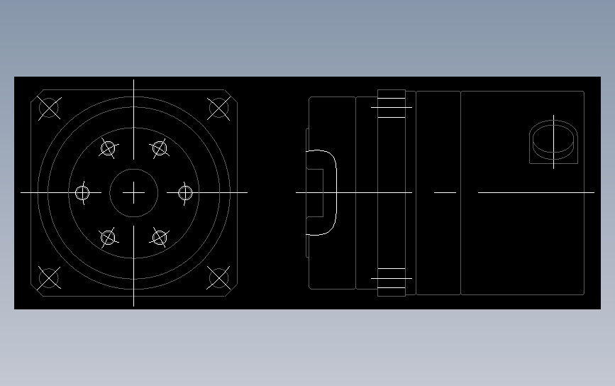 VRG系列马达功率100W法兰型出力